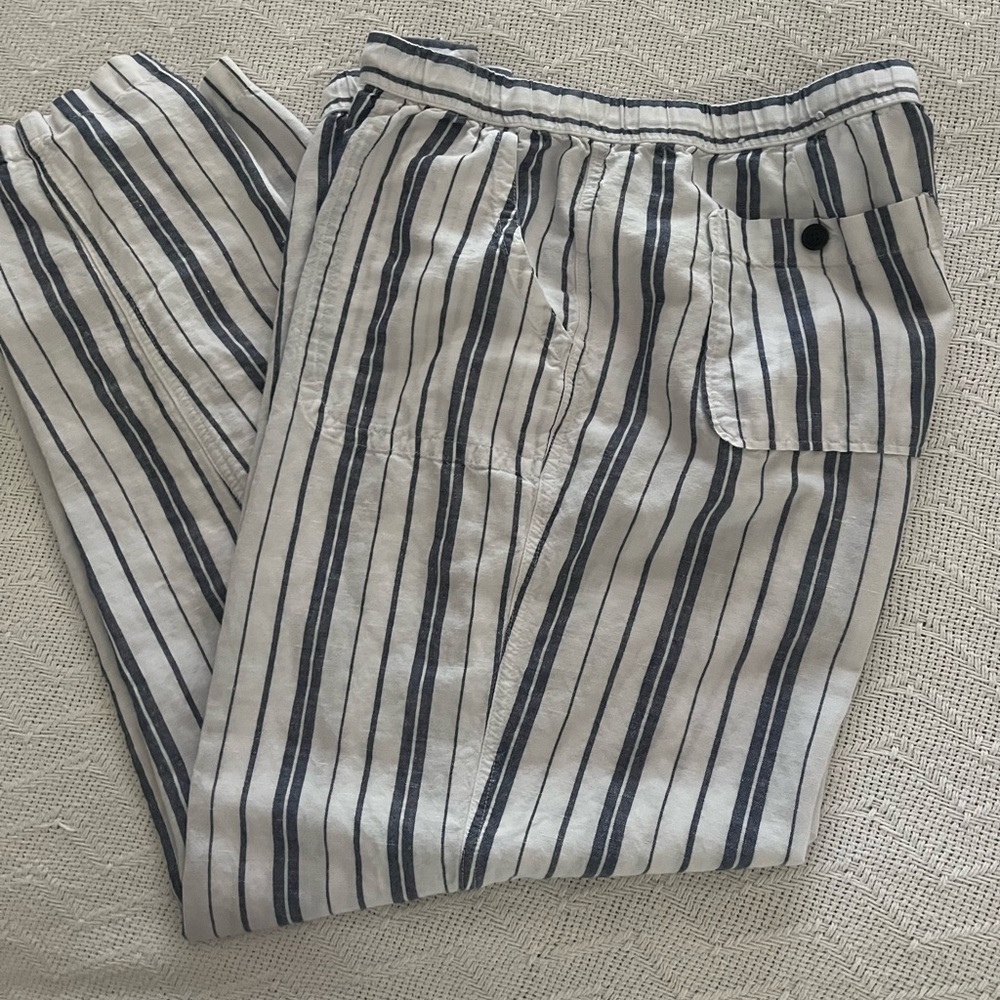 Liz Claiborne Linen Pants. L - Picture 2 of 6